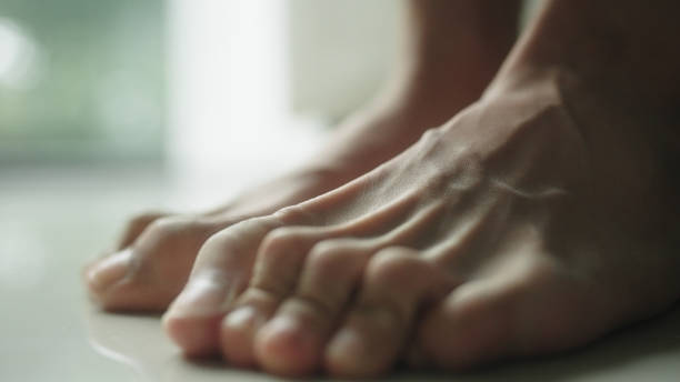 close up image of a man's feet