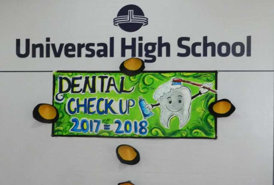 DENTAL CAMP for 450 students at Universal High School - Kapadia Multispeciality Hospital, Mumbai